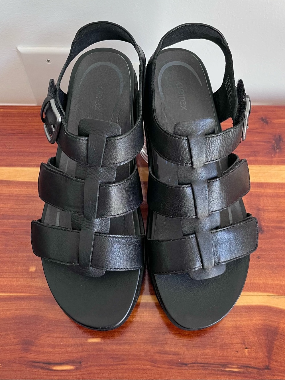 Aetrex Romy Leather Sandals